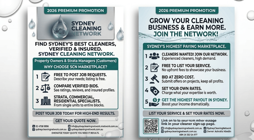 find a cleaner Sydney